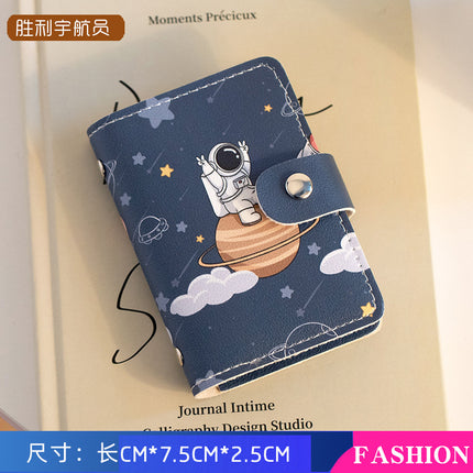 Pacha Dog Large Capacity Multi-Card Slot Card Holder Mini Cute All-In-One Card Holder Id Card Driver's License Card Holder for Women