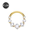 1.2x8mm / Gold and white