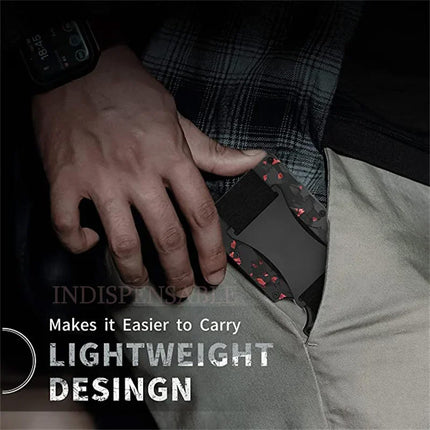 Cross-border Forged Carbon Pattern Card Holder RFID Metal Card Holder Red Forged Carbon Blue Forged Carbon Men's Minimalist Ultra-thin Wallet