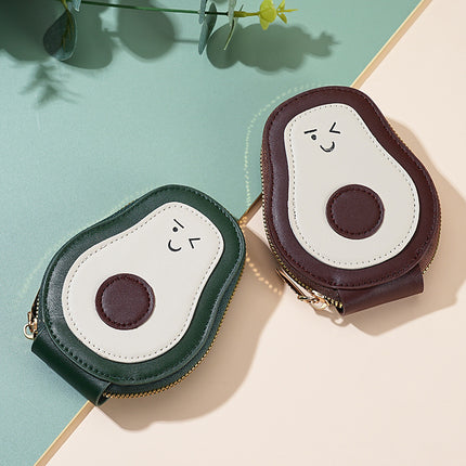 New cute avocado card bag foreign trade hot chattering hot 11 card exquisite fashion storage bag wallet