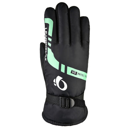 Winter Ski Gloves Motorcycle Warm Fleece-Lined Thickeneded Cycling Waterproof Windproof Cold Anti-Slip Rainproof Outdoor Gloves