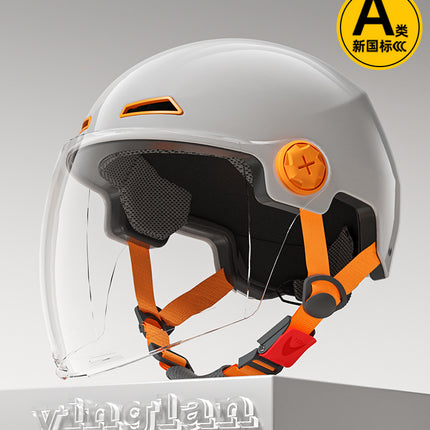 [Aerozen1.0 Helmet] Women's Electric Bike Helmet with 3C Certification, Men's Half Helmet for Motorcycle Riding, Starry Sky Edition