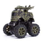 [Color box] Large stunt fighter transportation off-road vehicle