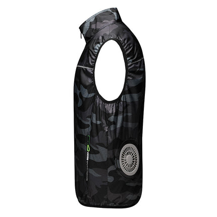 Summer Cooling Fan Clothing Refrigeration Air Conditioning Clothing USB Charging Fan Clothing Sun Protection Vest Couple Work Clothes