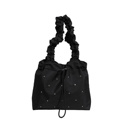 Sweet Small Clear Literary Canvas Large Bag for Women 2025 New Versatile Large Capacity Tote Bag Student Shoulder Bag