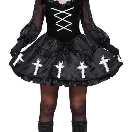 Halloween Vampire Dress Female Adult Vampire Sexy cos Horror Ghost Bride Witch Masquerade Dress