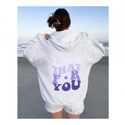 2024 Export Popular Sweatshirt Spring and Autum Men's and Women's Hooded Sweatshirt Flower Print Casual Hoodie Independent Station