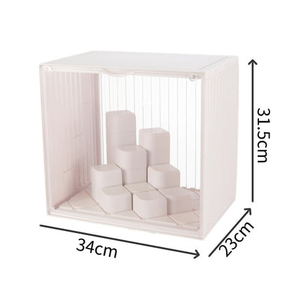 Bubble Mart Bubble Blind Box Storage Dustproof Display Box DIY Doll Figurine Storage Box Magnetic Assembly