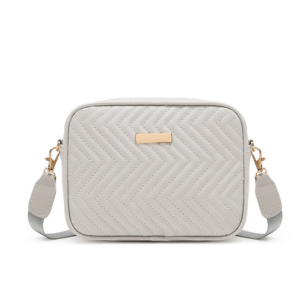 High-end ladies bag 2024 new foreign trade camera bag messenger bag wave embroidery shoulder bag wholesale bags
