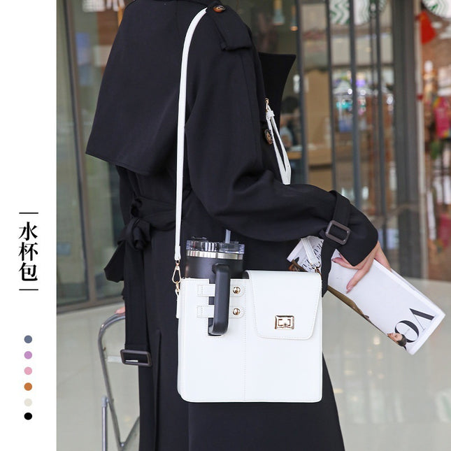 Outdoor Portable Universal Large Thermos Beverage Bottle Storage Bag Shoulder Thermos Case Crossbody Cup Bag