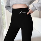 Black-high waist trousers / L (fits 40~62.5kg )