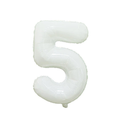 32 inch fine packaging digital aluminum foil balloon independent paper card packaging birthday party decoration floating air ball wholesale
