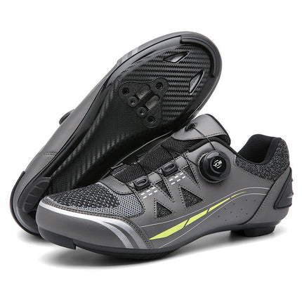 2023 Cross-border New Road Self-locking Riding Shoes Hard Sole Mountain Bike Shoes Power Bicycle Lock Shoes Men's Riding