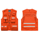 8898 orange with reflective strips / 3XL