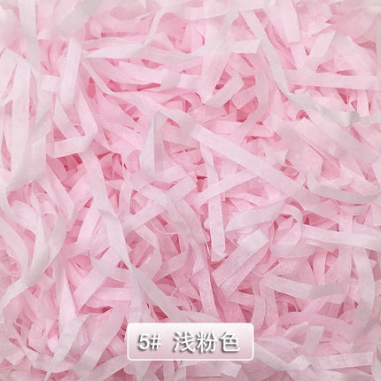 Raffia Decorative Gift Box Filling Shredded Paper Strips Creative Bedding Grass Wedding Packaging Wedding Candy Box