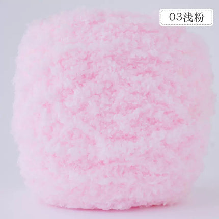 3 strands of coral fleece baby scarf coarse wool hand woven towel line baby sweater in stock wholesale