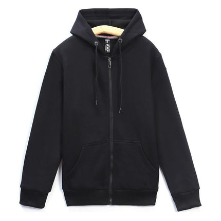 Autumn and Winter Men's and Women's Sweatshirts Thickeneded Zipper Casual Sweatshirts with Printable Logo Warm Hooded Jackets Workwear Thick Sweatshirts