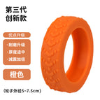 Off-road model orange [wheel diameter 5-7cm] / 4 Pack