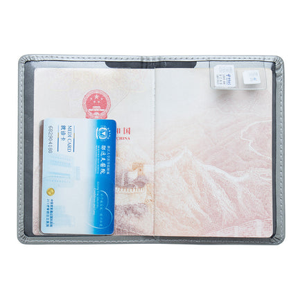 English 64-Pattern Passport Holder with Embossed Design, Export Passport Cover, Embossed Passport Case, Ticket Holder, Card Holder