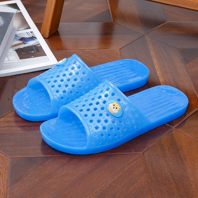 Spring and Summer Crystal Jelly Plastic Sandals Women's Pure Color Bathroom Flats Home Indoor and Outdoor Pvc Slippers