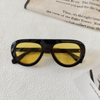 Black frame yellow film