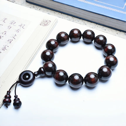 Venus Old Material Zambia Lobular Red Sandalwood Handheld Chain High Oil Mimi Buddha Bead String New Chinese Style Ornament for Men and Women