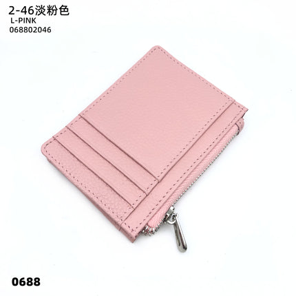 Double-sided Driver's License Multi-card Slot Genuine Leather Zipper Card Bag Top Layer Cowhide Men's Thickened Light Luxury Women's Small Coin Purse Case