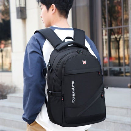 Cross-border Backpack Men's Large Capacity Business Travel Bag Computer Backpack Junior Senior high school College Student Schoolbag New Travel