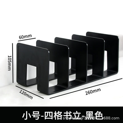 Multi-column book stand desktop fixed book storage reading shelf table bookshelf bookshelf desk book stand factory wholesale