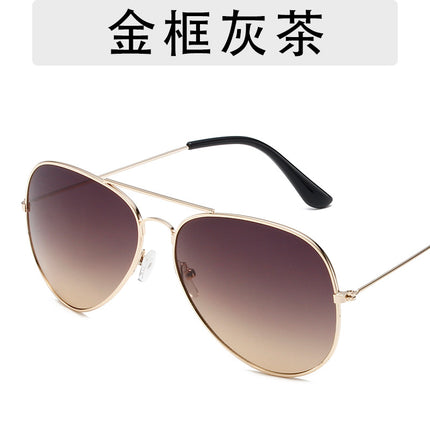 3025 fashion aviator goggles men and women personalized hip-hop all-match sunglasses 3026 colorful ocean sunglasses