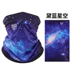 Blue starry sky