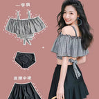 2327【black and white grid】 / M【recommendation 35-45kg】