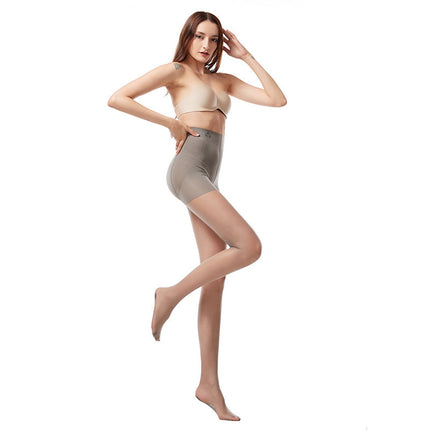 Spring Thin Stockings for Women, Tummy Control, Butt-Lifting, Foot Massage, Sun Protection, Skin-Beautifying Stockings, Ultra-Thin Black Pantyhose, Slimming Legs