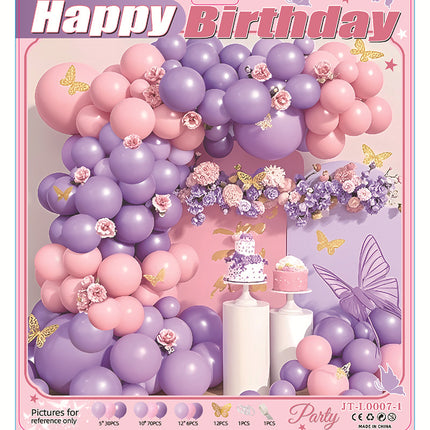 Balloon Chain Arch Set Scene Layout High-End Atmosphere Opening Birthday Party Decorations Anniversary Package