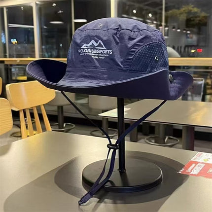 Mountain Camping Style Men's Summer Sun Hat Hiking Sun Protection Outdoor Mountaineering Anti-Uv Women's Fisherman Hat Fishing Hat