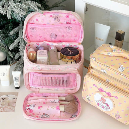 Large-Capacity Cartoon Internet Celebrity Hot-Selling Mikko Girl Pink Storage Bag Handbag New Cute Princess Makeup Bag I