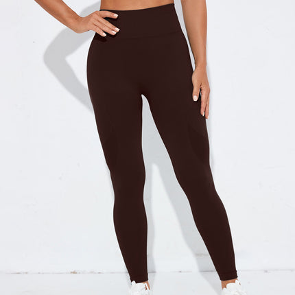 Amazon High Waist Hip Peach Hip Fitness Pants Women's Running Pants Riding Pants Bicycle Naked Yoga Pants Women
