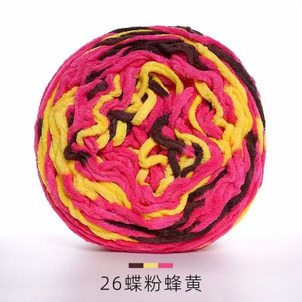 3.8 two ice thread single strand small ice thick wool ball hook shoe thread slippers scarf cushion wholesale large quantity