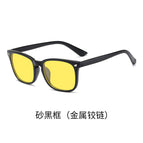 Sand black frame (metal hinge) / Night Vision Lenses