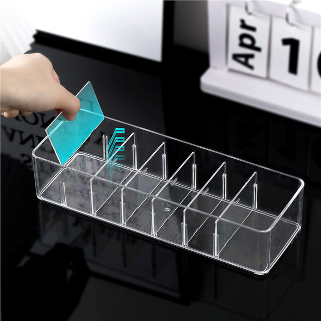 Acrylic Multifunctional Storage Box Student Stationery Storage Box Office Supplies Sundries Desktop Partition Storage Artifact