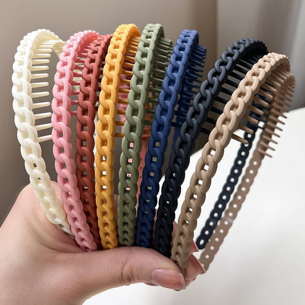 Headband for Women in Summer, Anti-Slip Special Headband for Face Washing, Toothed Hairpin, 2025 New Style Hairpin, Hair Bundle Headwear