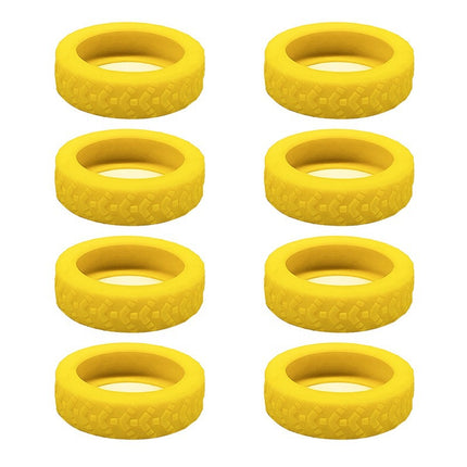Caster Shoes Trolley Caster Cover Silent Noise Reduction Anti-wear Shock-proof Luggage Tire Silicone Protective Cover