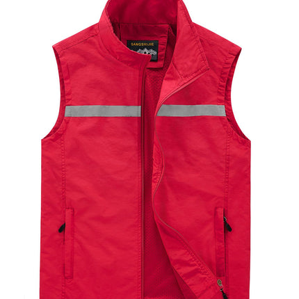Vest Custom Printing LOGO Outdoor Mountaineering Camping Function Luya Multifunctional Summer Tooling Photography Vest