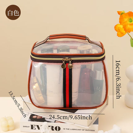 New Cosmetic Bag Ins Advanced Cosmetic Storage Bag Portable Large Capacity Cartoon Cute Portable Wash Bag