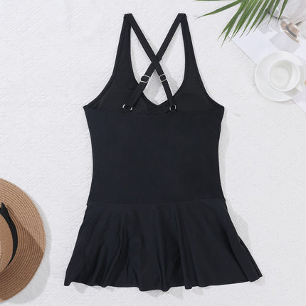 New One Piece Sexy Back Cross Bikini AliExpress Amazon Hot Swimsuit TK241