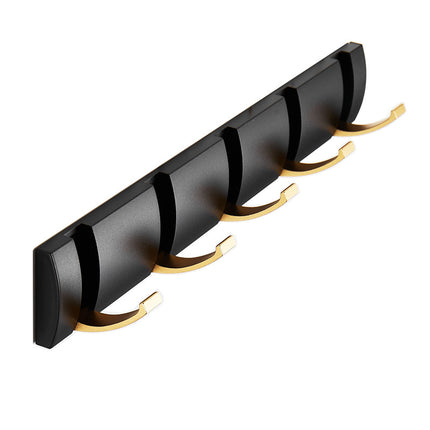 Bathroom Hidden Hooks, No-Drill Coat Hooks, Towel Hooks, Behind-The-Door Entryway Wardrobe Creative Space Aluminum Hangers