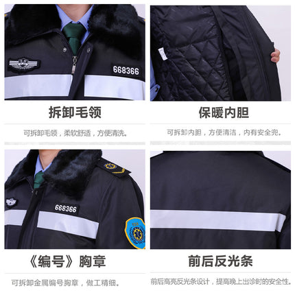 Autumn and Winter Cold-Proof Nurse Duty Cotton-Padded Jacket Thickeneded Warm down Medical Emergency Medical Care Men's and Women's Cotton-Padded Jacket