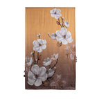 Fhz24-9387-1 double layer scarf magnolia flower / 170*55cm (with gift box)