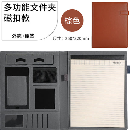 Multifunctional Document Information Booklet, Information Folder, Leather Manager Folder, Single Book