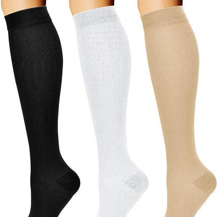 3 pairs of series cross-border sports compression socks stockings calf socks compression socks jump rope elastic socks riding socks